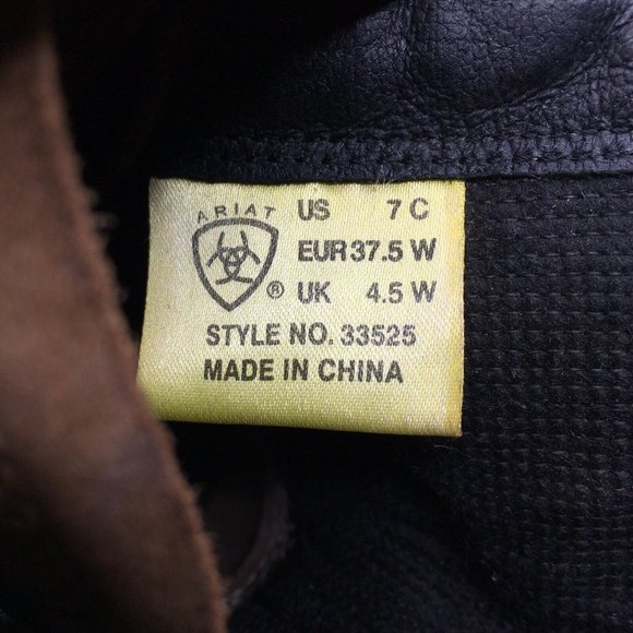 Ariat Heritage Kiltie Roper Western Lace Up Brown - Picture 7 of 7